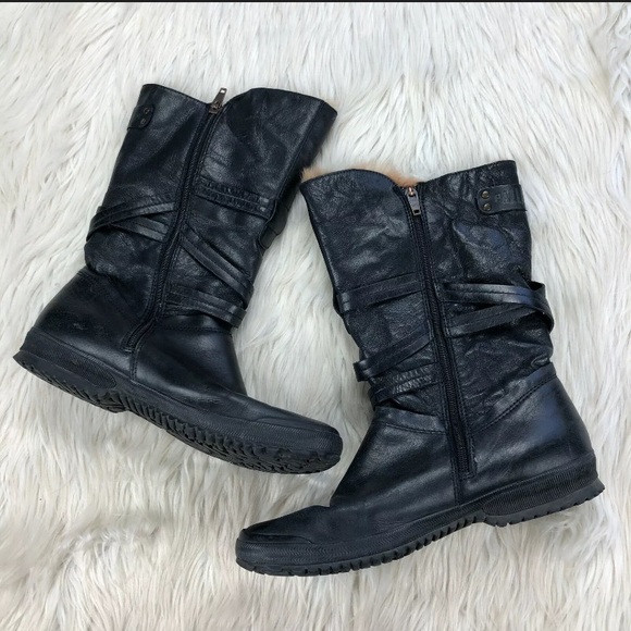 Palladium Leather/Faux Fur Boot - Picture 2 of 6
